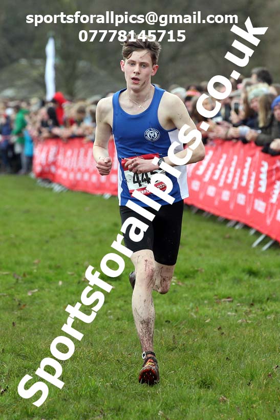Junior boys, 2020 New Balance English Schools Champs., Sefton Park, Liverpool. Photo: David T. Hewitson/Sports for All Pics